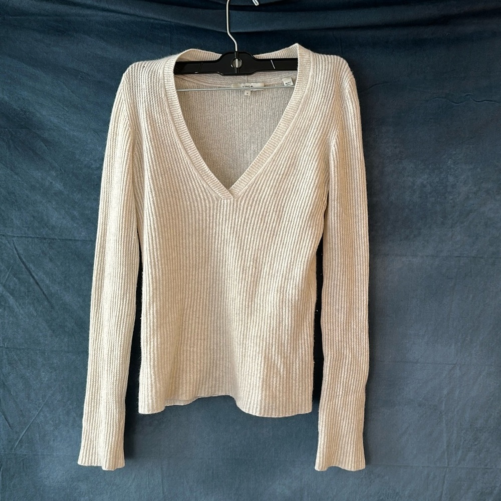 Vince V Neck Cashmere Sweater